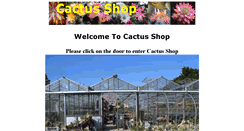 Desktop Screenshot of cactusshop.co.uk