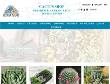 Tablet Screenshot of cactusshop.com